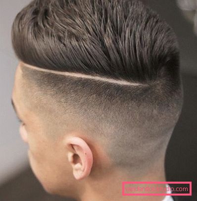 Undercut haircut male technology