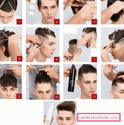 men's haircut underrc step by step