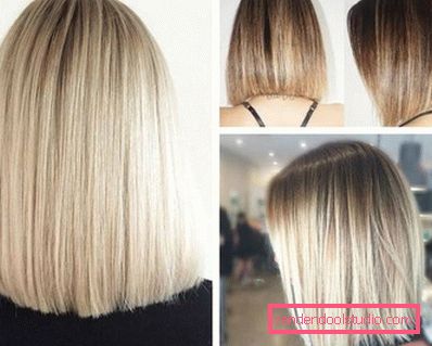 Ombre on bob caret with lengthening