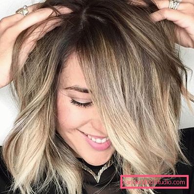 Ombre on bob caret with lengthening