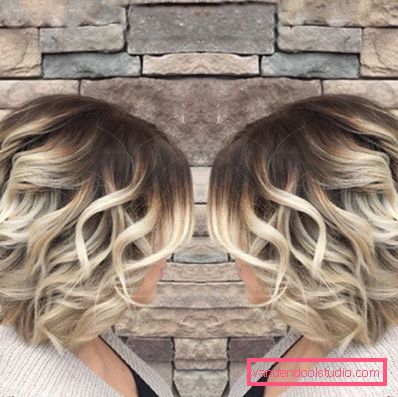 Ombre on bob caret with lengthening