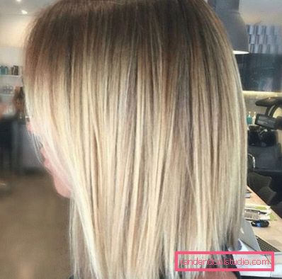 Ombre on bob caret with lengthening