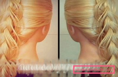Ideas for weaving openwork braids for long hair
