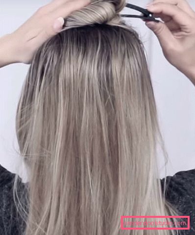 Lace braid with a flower step by step