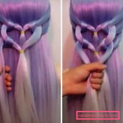 Braid hearts of gum step by step