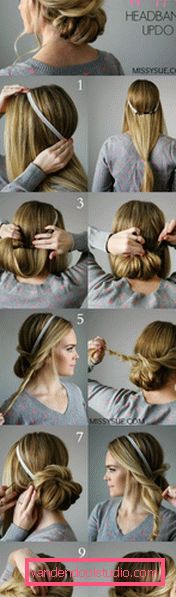 How to make a hair with a rim