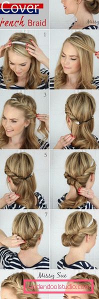 How to make a hair with a rim