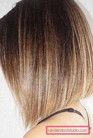 Shatush on a square with extensions