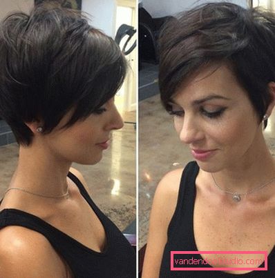 haircut cascade for short hair