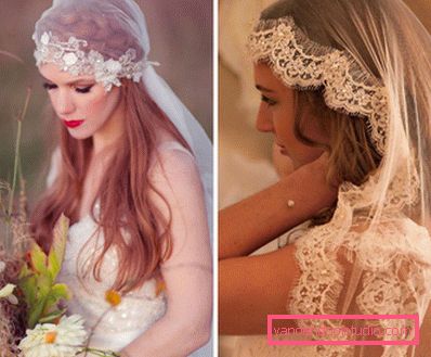 Wedding hairstyles for long hair with a veil