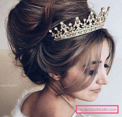 Wedding hairstyles with tiara