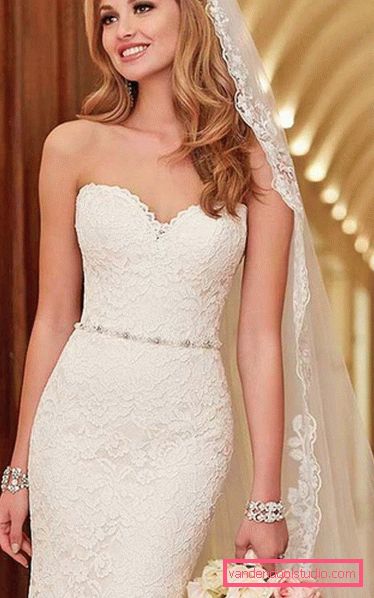 Wedding hairstyles with veil and diadem