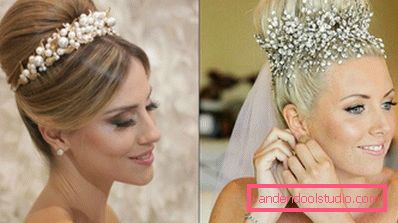 Wedding hairstyles with diadem for long hair