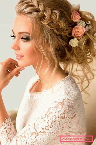 Wedding hairstyles with braids