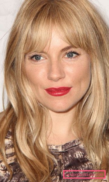 female haircut cascade with bangs