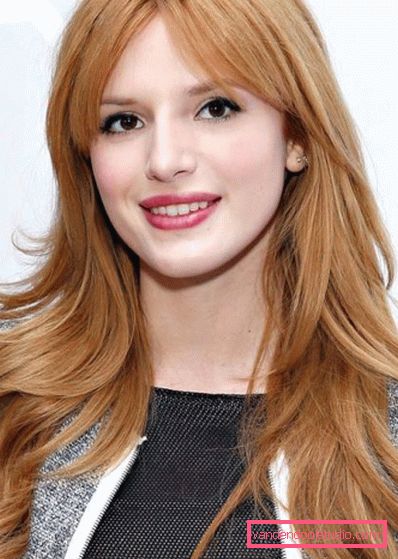 female haircut cascade with bangs