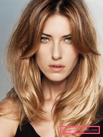 female haircut cascade with bangs