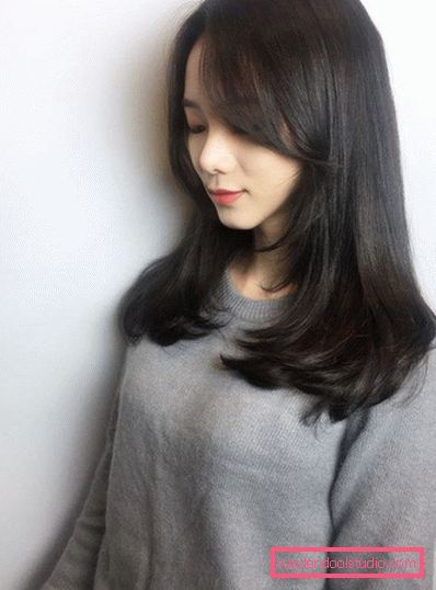 Women haircuts for the Asian type of face