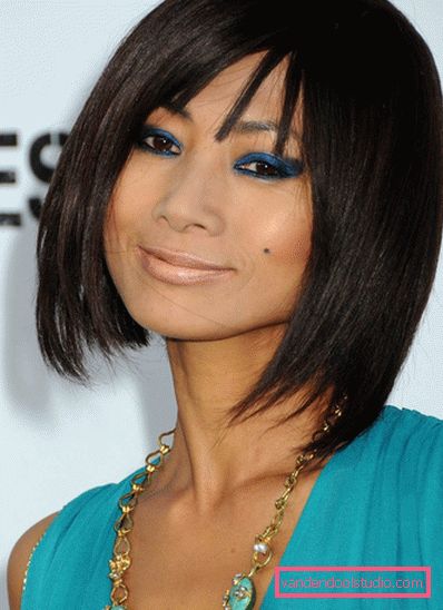 Women haircuts for the Asian type of face