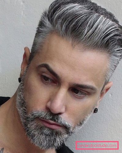 Men's hairstyles for the triangular face