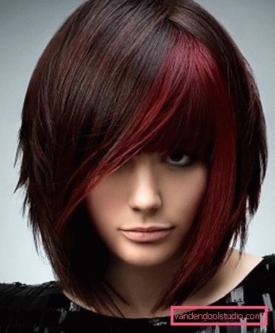 Women's hairstyles for medium hair for a round face