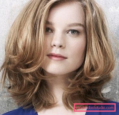 Women's hairstyles for medium hair for a round face