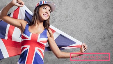 girl with british flag