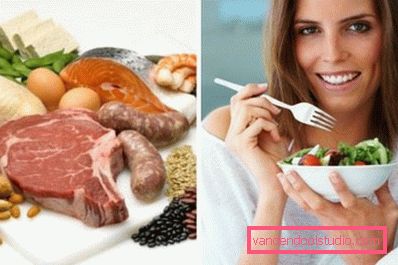 protein and vegetable food