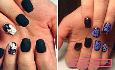 dark-colored nail design dark-colored nail design