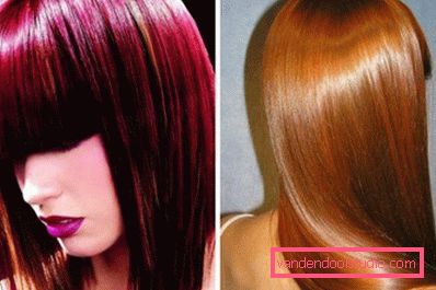 bright colors of hair