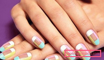 geometric patterns on the nails geometric patterns on the nails