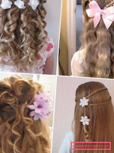 Children's hairstyles for graduation kindergarten