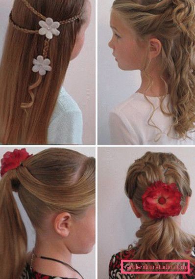 Children's hairstyles for graduation kindergarten