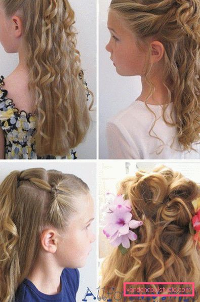Children's hairstyles for graduation kindergarten