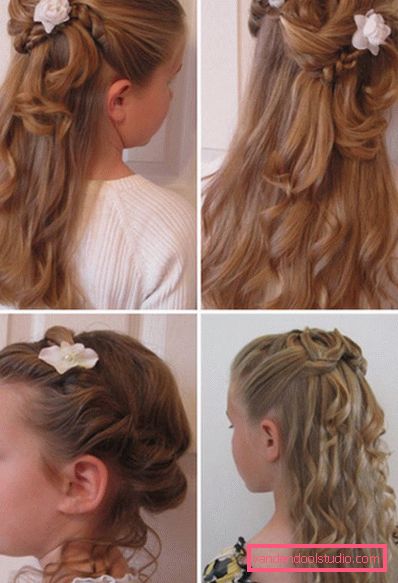 Children's hairstyles for graduation kindergarten