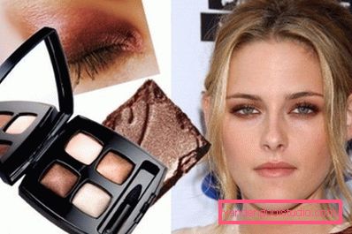 Kristen Stewart with brown make-up