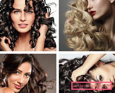 curls on for different types of appearance