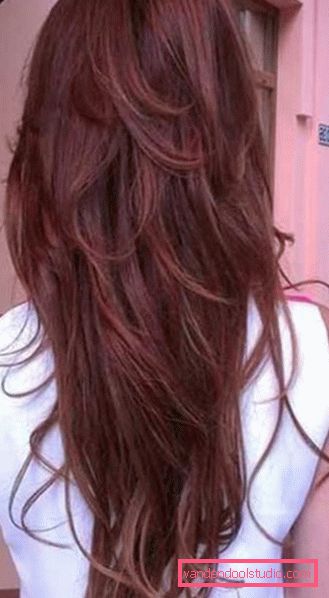 Haircut Fox tail for long hair Spectacular haircut fox tail on long and medium hair