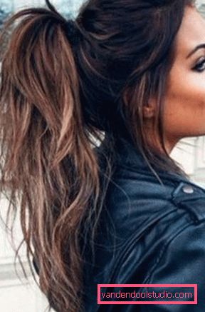 Foxtail haircut Spectacular haircut fox tail on long and medium hair