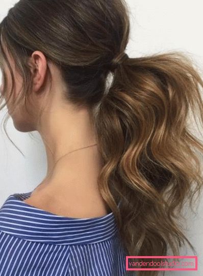 Foxtail haircut Spectacular haircut fox tail on long and medium hair
