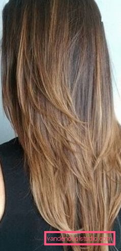 Haircut Fox tail for long hair Spectacular haircut fox tail on long and medium hair