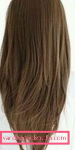 Haircut Fox tail for long hair Spectacular haircut fox tail on long and medium hair