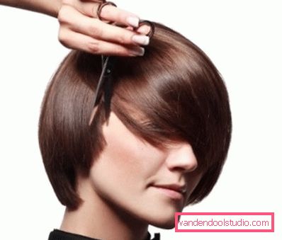 Haircut page Elegant haircut page for short and medium hair