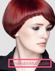 Haircut page Elegant haircut page for short and medium hair