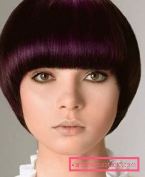 Haircut page Elegant haircut page for short and medium hair