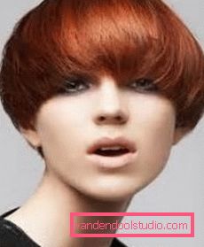 Haircut page Elegant haircut page for short and medium hair