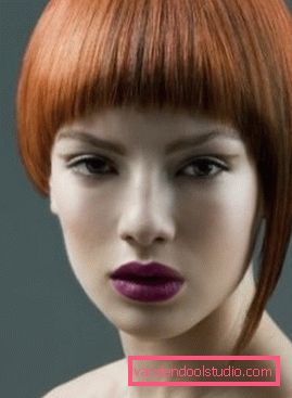 Haircut page Elegant haircut page for short and medium hair
