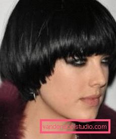 Haircut page Elegant haircut page for short and medium hair