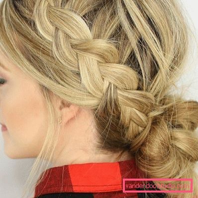 Elegant hairstyles with braids 2019-2020