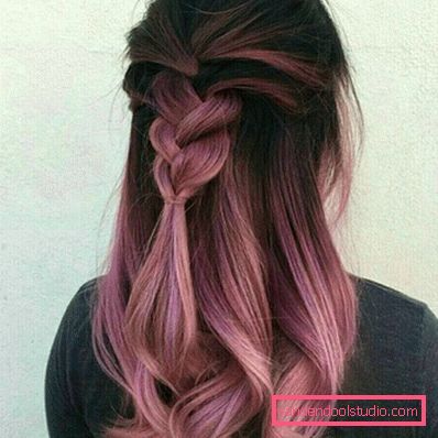 Elegant hairstyles with braids 2019-2020